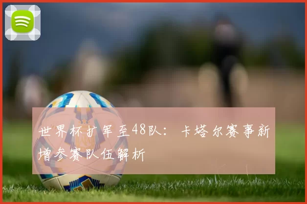 世界杯扩军至48队：卡塔尔赛事新增参赛队伍解析