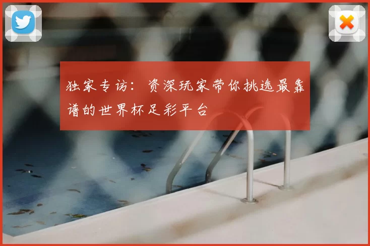 独家专访：资深玩家带你挑选最靠谱的世界杯足彩平台