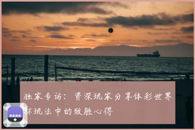 独家专访：资深玩家分享体彩世界杯玩法中的致胜心得