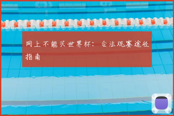 网上不能买世界杯：合法观赛途径指南